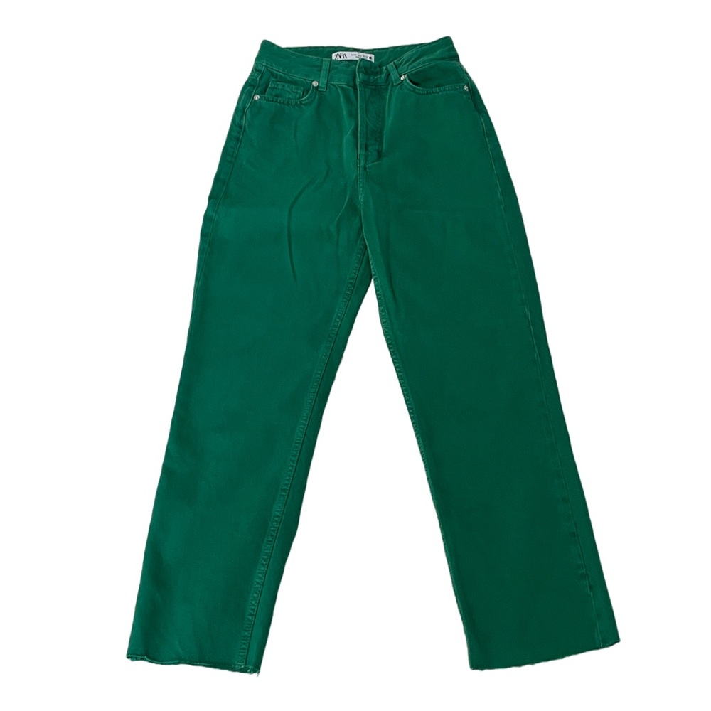 Amazing dark/bright green jeans from zara.